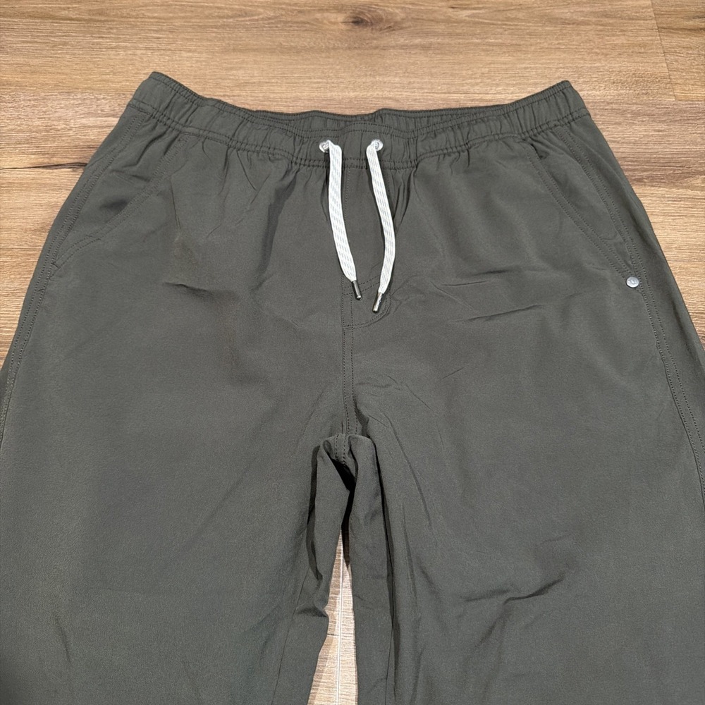 Vuori Mens LARGE Lined Kore Jogger Pants Grey Elastic Waist Drawstring V456 - Picture 3 of 12